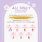 A046   Summer Ice Transparent Blush Phototherapy Pink Gentle Lady Handmade Press-On Nail