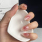 A046   Summer Ice Transparent Blush Phototherapy Pink Gentle Lady Handmade Press-On Nail